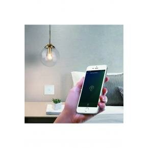 WOOX R7063 Smart wall light switch, WiFi 2.4Ghz, Schuko, &lt;= 800W, 10-30m, White