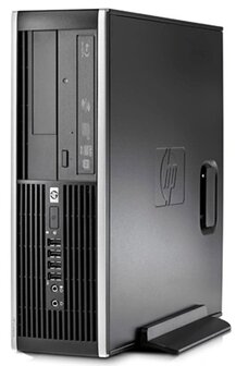  HP 8000 Elite sff E8500 2/4/8GB hdd/ssd (Seri&euml;le poort) + garantie