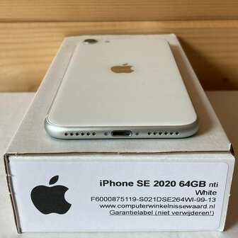 Apple iPhone SE 2020 64GB wit 4.7&quot; + garantie