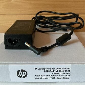 HP 90W original adapter Voeding Oplader (mini pin)