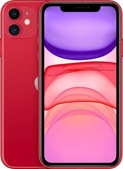 nieuwstaat Apple iPhone 11 64GB rood 6.1&quot; + 12 maanden garantie