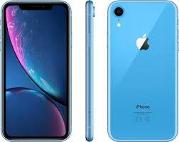 nieuwstaat Apple iPhone 10 XR 256GB blauw + 12 maanden garantie