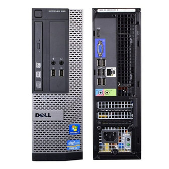 Dell OptiPlex 390 SFF HDD/SSD HDMI + achterzijde