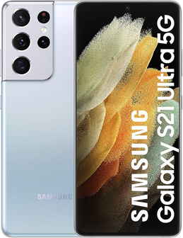 Magazijn opruiming Samsung Galaxy S21 Ultra 128GB zilver (model 2021) + GARANTIE op=op