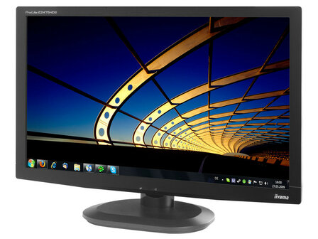 Iiyama 24 inch monitor E2475HDS 1920x1080 LED + Gratis HDMI naar DVI kabel