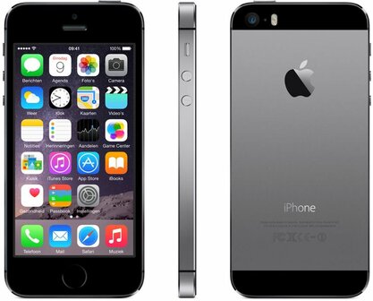 Apple iPhone 5s 16GB 4&quot; zwart zilver goud simlockvrij + garantie