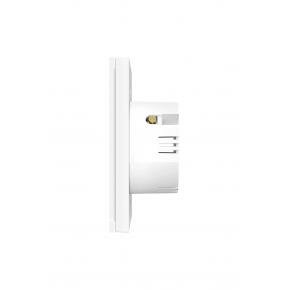 WOOX R7063 Smart wall light switch, WiFi 2.4Ghz, Schuko, <= 800W, 10-30m, White