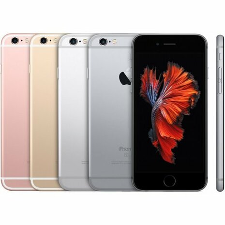 Apple iPhone 6S 128GB zwart (2-core 1,84Ghz) (ios 15+) 4,7" (1334x750) simlockvrij + Garantie
