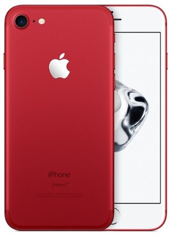iPhone 7 128GB rood (4-core 2,4Ghz) (IOS 15+) 4,7" (1334X750) simlockvrij + garantie