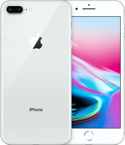 Apple iPhone 8 Plus 64GB (6-core 2,74Ghz) 5.5 inch (1920x1080) zilver + garantie