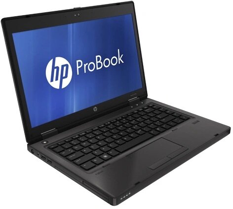 Windows XP, 7 of 10 Pro HP ProBook 6470b i5-3210M 4/8/16GB 120GB SSD 14 inch zij-aanzicht