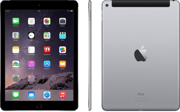 Voordeelbundel (2+prijs) Apple iPad 9.7" Air 2 32GB WiFi (4G) zwart + garantie