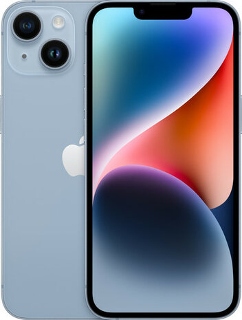 Magazijn opruiming Apple iPhone 14 blauw 128GB + Garantie op=op