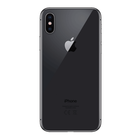 Apple iPhone 10 (X) 64GB + nieuwe accu (100%) zwart + garantie