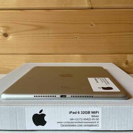 ipad 6 32GB zilver 2018