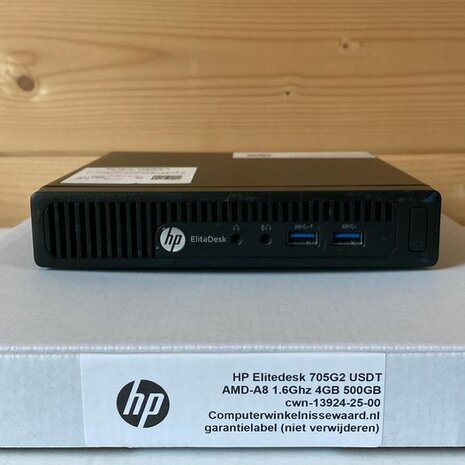 Windows 10 (Mini PC) HP EliteDesk 800G2 USDT G4400T 2.9Ghz (wifi) + garantie