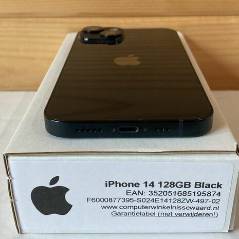 iphone 14 128gb zwart