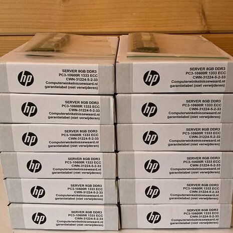 HP server geheugen 8GB DDR3 PC3-10600R 1333 ECC DIMM (Nanya)