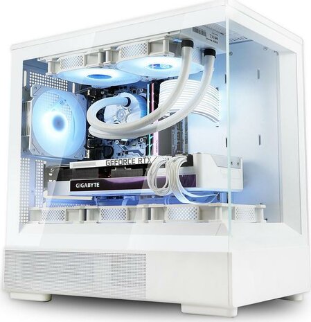 nieuwstaat CWN game pc computer P10 white + (WiFi,Bluetooth) + 12 maanden garantie