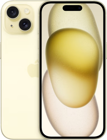 Apple iPhone 15 geel 128GB + Garantie