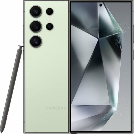 Magazijn opruiming Samsung Galaxy S24 Ultra 5G 256GB (model 2024) groen + garantie op=op
