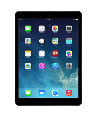 iPad Air 9.7" 128GB zwart (Dual Core 1.3Ghz - 2048x1536) WiFi (4G) IOS 12 + garantie