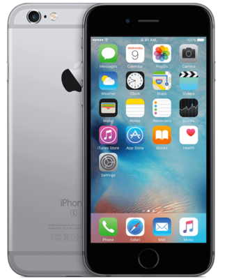 Magazijn opruiming Apple iPhone 6S 32GB zwart (2-core 1,84Ghz) (ios 15+) 4,7" (1334x750) simlockvrij + garantie