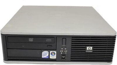 Windows XP PC HP dc5800 SFF (2,00 Ghz) 1/2GB hdd/ssd (Parallel + seriële poort) + garantie