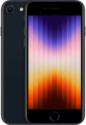 Apple iPhone SE (2022) black 256GB 4.7" (1334x750) (IOS 16+) simlockvrij + garantie