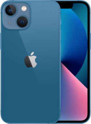 Apple iPhone 13 mini blauw (6-core 3,23Ghz) 128GB 5,4" (2340x1080) + garantie