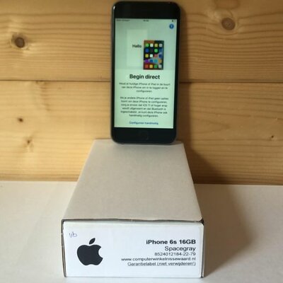 Kinder iPhone 6s 16GB zwart 4,7" simlockvrij + garantie