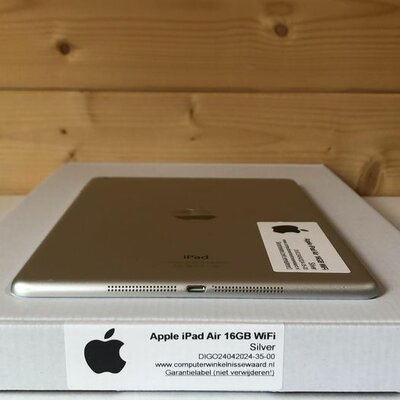 Apple iPad Air 9.7" 16GB wit zilver WiFi (4G) + garantie