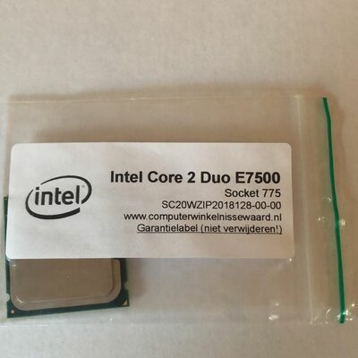 Intel Core 2 Duo E7500 2.93Ghz 3MB 1066FSB Socket 775