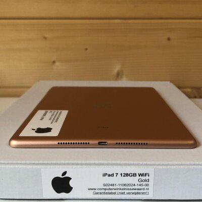 Apple iPad 7 10.2" 128GB goud WiFi (4G) + garantie