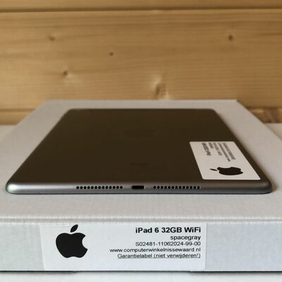 Apple iPad 6 zwart 32GB 9.7" WiFi (4G) + garantie