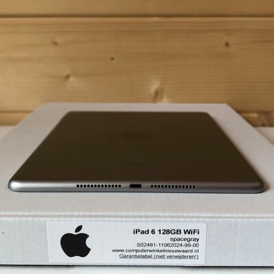 Apple iPad 6 zwart 128GB 9.7" WiFi (4G) + garantie