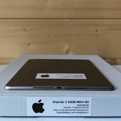 Apple iPad 9.7" Air 2 32GB 1.5Ghz WiFi (4G) zwart zilver + garantie