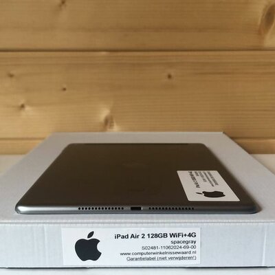 Apple iPad Air 2 128GB 9.7" WiFi (4G) zwart zilver + garantie