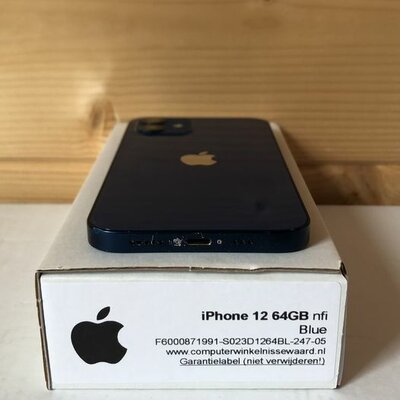 Apple IPhone 12 64GB blauw 6.1" + garantie
