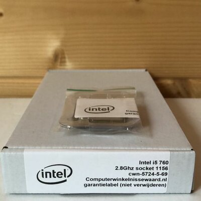 Intel processor i5 760 8MB 2.8Ghz 95w socket 1156