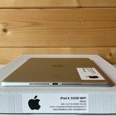 Apple iPad 6 zilver 32GB 9.7" WiFi (4G) + garantie