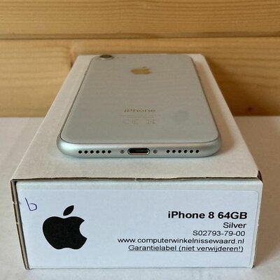 Apple iPhone 8 silver white 64GB simlockvrij + garantie