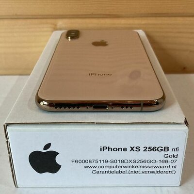 Apple iPhone 10 (XS) 256GB goud gold + garantie