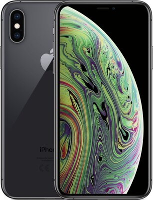 nieuwstaat Apple iPhone XS (10) 64GB zwart + 12 maanden garantie