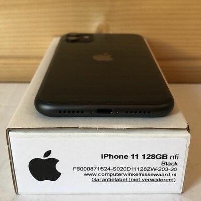 Apple IPhone 11 256GB zwart + garantie