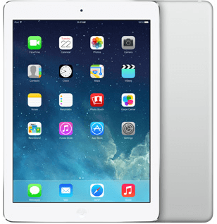 nieuwstaat Apple iPad Air 9.7" 64GB wit zilver WiFi (4G) + 12 maanden garantie