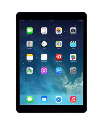 nieuwstaat Apple iPad Air 128GB zwart WiFi (4G) + 12 maanden garantie