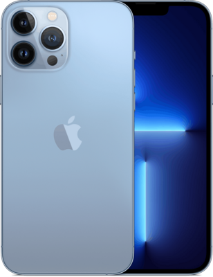 nieuwstaat Apple iPhone 13 Pro Max Blauw 512GB + nieuwe accu 100% + 12 maanden garantie