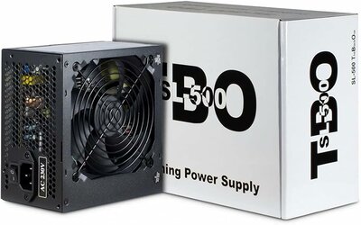 Magazijn opruiming 500watt ATX Stille PC voeding SL500 TBO (120mm fan) op=op