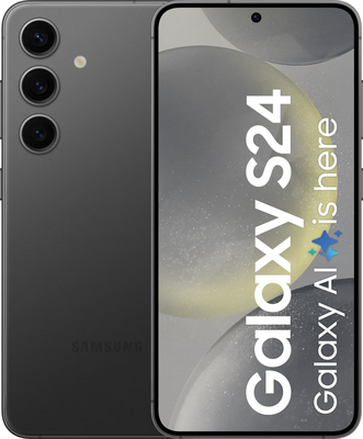 Nieuwstaat Samsung Galaxy S24 5G 128GB (model 2024) zwart + 12 maanden garantie